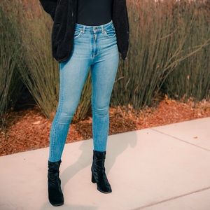 Zara Ultra High Waisted Skinny Jeans